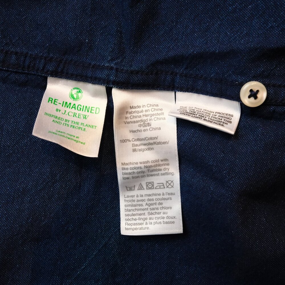 J.Crew Denim Button-Up - Picture 6 of 6